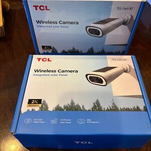 TCL 2K Solar Security Camera B1 Wireless Outdoor Wifi